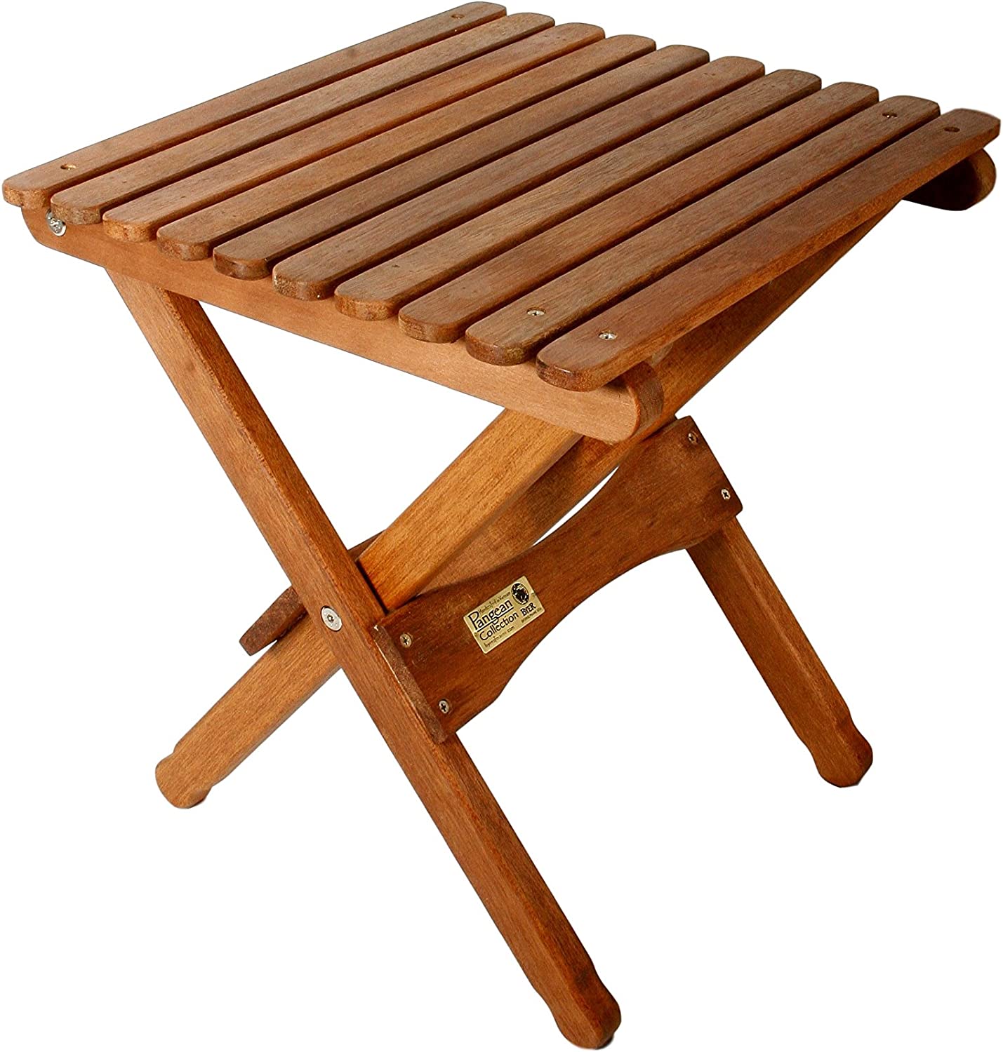 BYER OF MAINE Pangean Folding Wooden Table, Hardwood Portable Table, Multi Use Table, Easy to Fold and Carry for Camping, Wooden Camp Table, Use Indoors, Matches Pangean Furniture Line