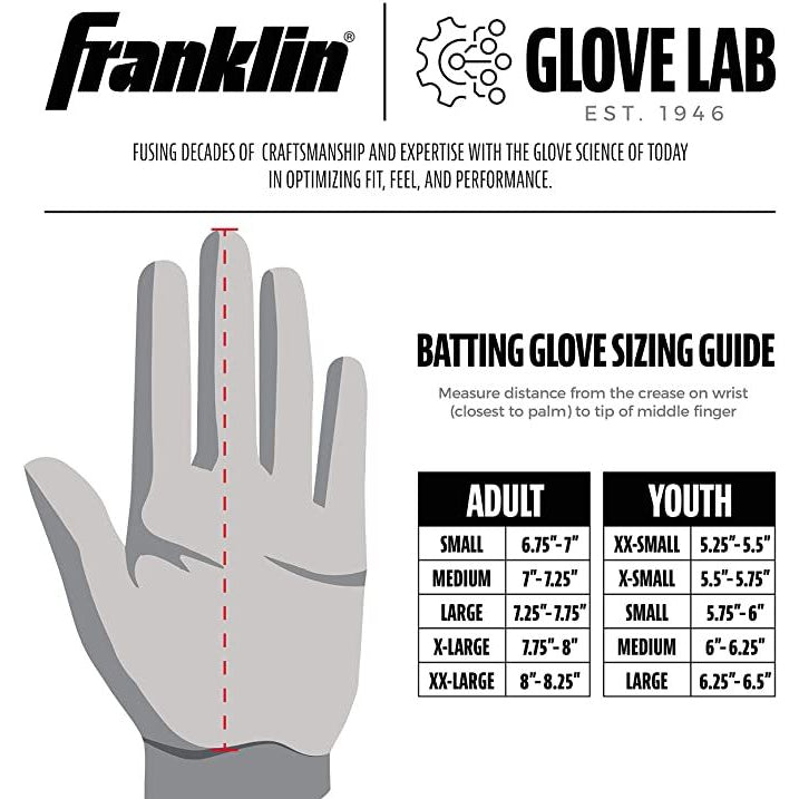 Franklin Sports-Batting Gloves-Guardian Baseball